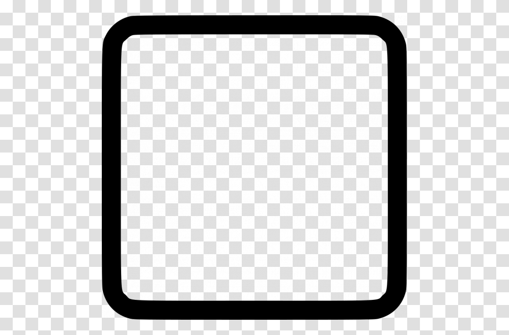 Square Outlined, Electronics, Phone, Mobile Phone, Cell Phone Transparent Png