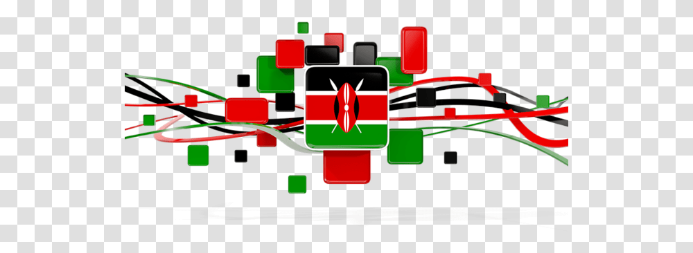 Square Pattern With Lines Illustration Of Flag Kenya Afghanistan Flag Lines, Transportation, Vehicle, Car, Urban Transparent Png