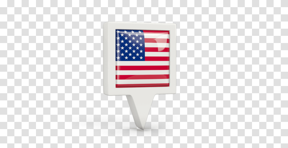 Square Pin Icon American Flag Icon Transparent Png