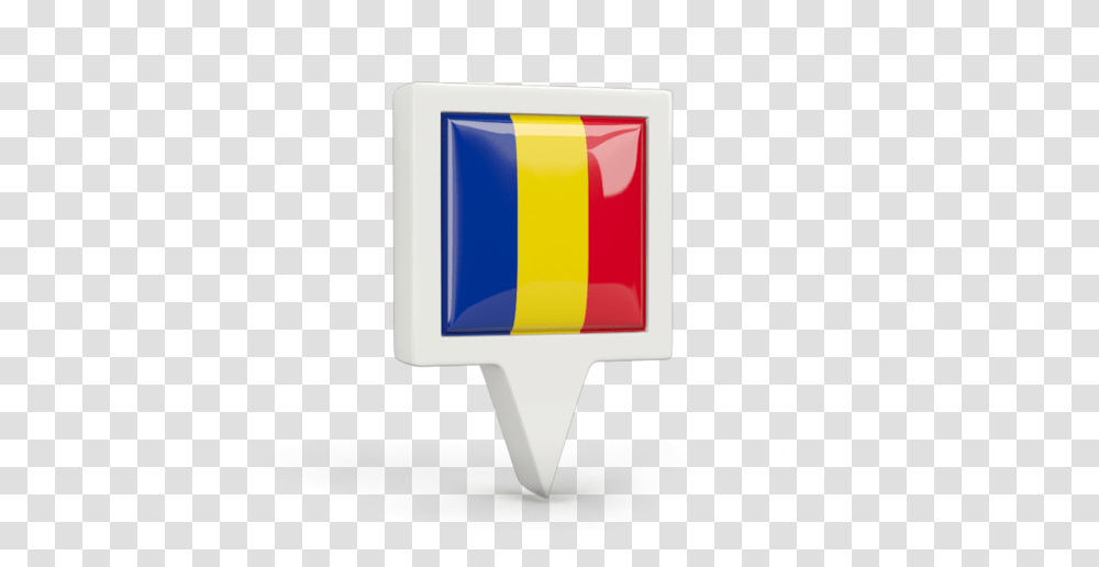 Square Pin Icon Romania Pin Flag, Electrical Device, Switch, Mailbox, Letterbox Transparent Png