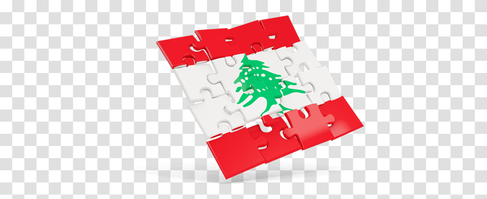 Square Puzzle Flag Coat Of Arms Of Lebanon, Game, Jigsaw Puzzle Transparent Png