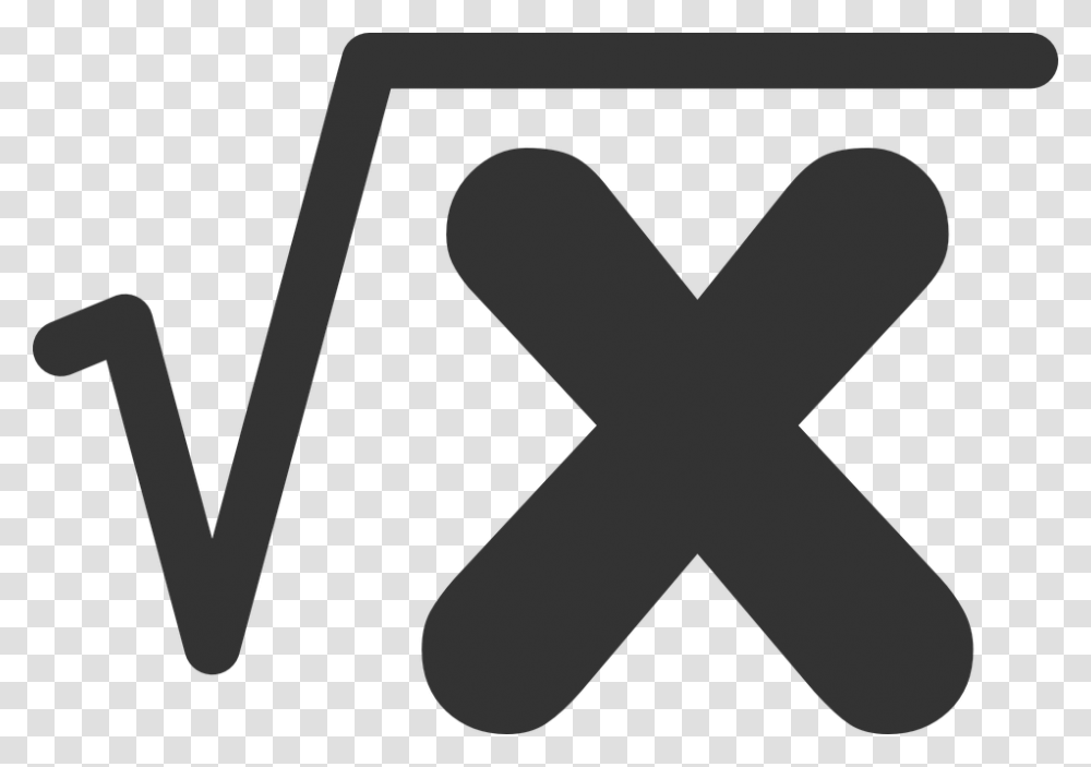 Square Root X Roots Symbol Mathematical Function, Axe, Tool, Logo, Trademark Transparent Png