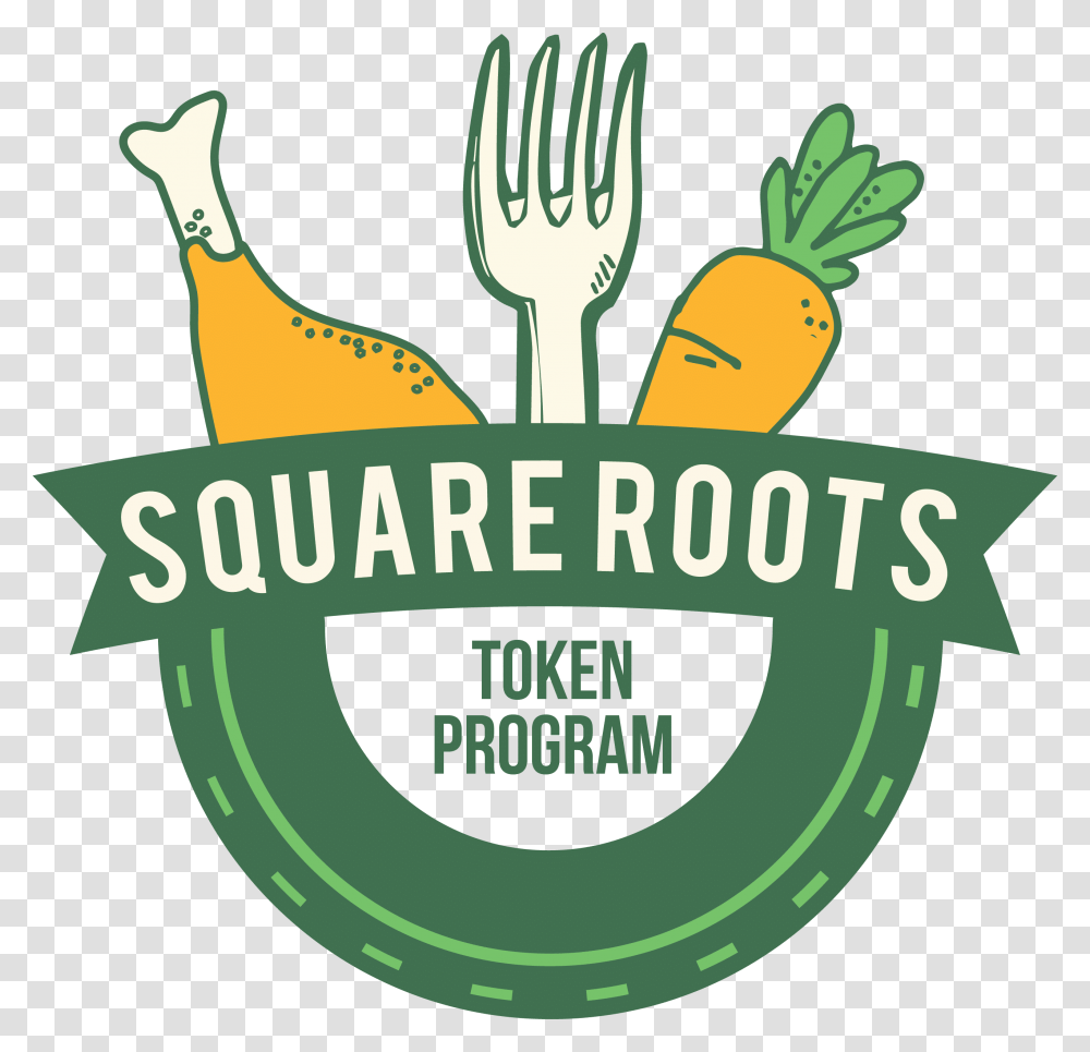 Square Roots Token Program, Fork, Cutlery, Plant, Poster Transparent Png