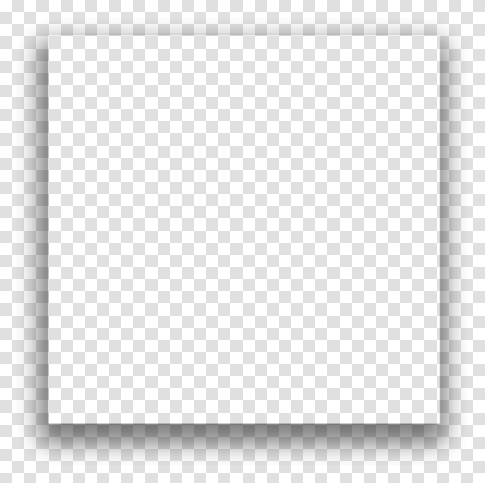 Square Shadow White Square Border, Gray Transparent Png