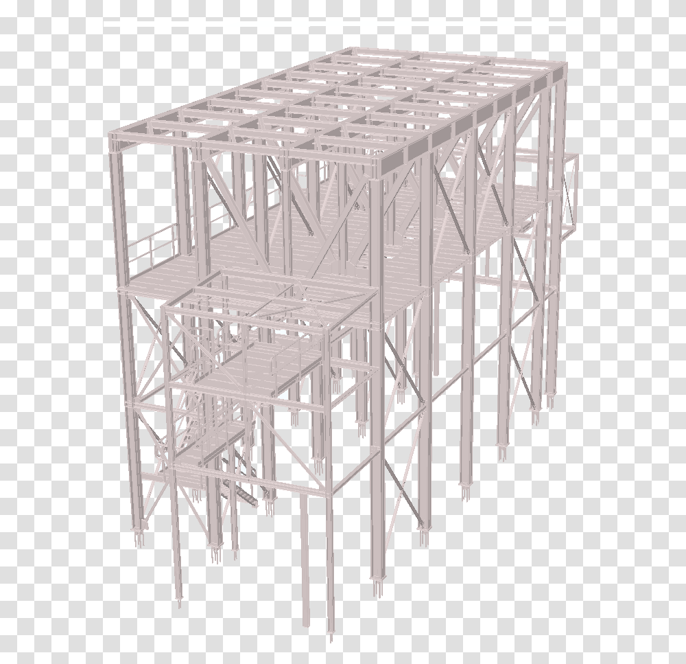Square Silo Steel Construction 3d Structure Of Square Silos, Chair, Furniture, Game, Handrail Transparent Png