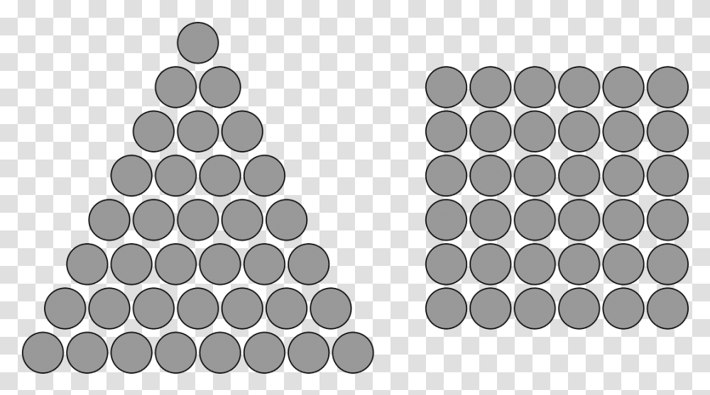 Square Triangular Number Grid Of Circles Blender Shader, Symbol, Text, Texture, Nature Transparent Png