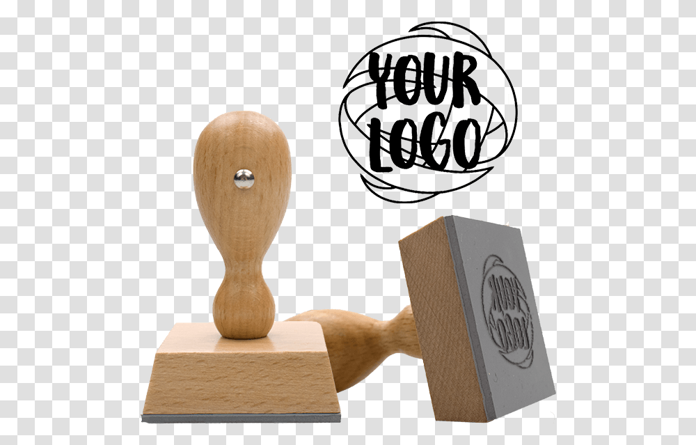 Square & Round Logo Stamp Medium Wood Handle Hand, Tool, Hammer, Mallet, Plywood Transparent Png