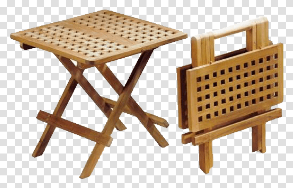 Square Waffle Picnic Table Small Wooden Folding Picnic Table, Furniture, Chair, Coffee Table, Fungus Transparent Png