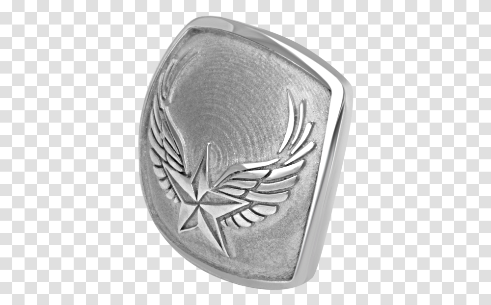 Square White Flying Star Head Preziose Sevenfifty Silver, Armor, Buckle, Coin, Money Transparent Png