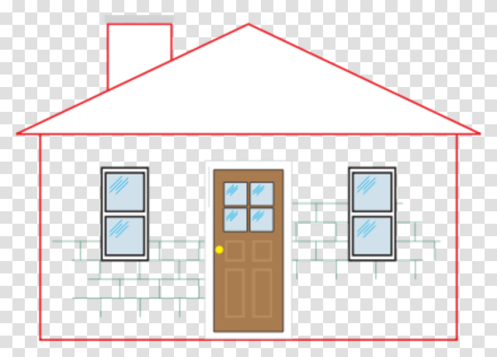 Squareanglesymmetry Gambar Garis Rumah, Housing, Building, House, Mansion Transparent Png
