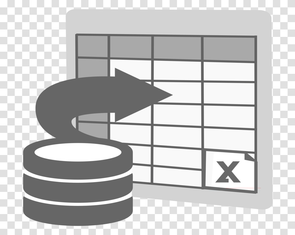 Squareangletext Data To Excel Icon, Furniture, Housing, Building, Pillow Transparent Png