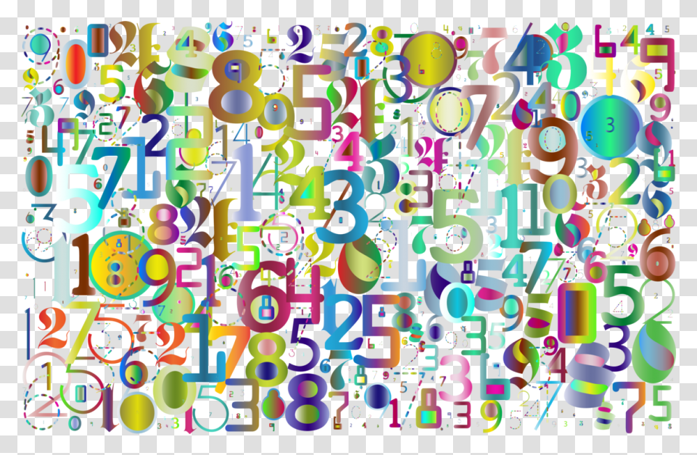 Squarearttext Abstract Art With Numbers, Alphabet, Pattern, Purple Transparent Png
