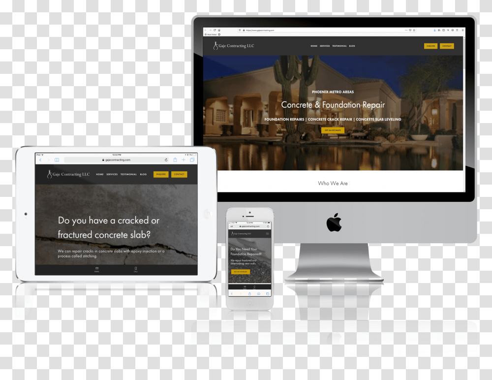 Squarespace For Concrete And Foundation Repair Services, Mobile Phone, Electronics, Monitor, Screen Transparent Png