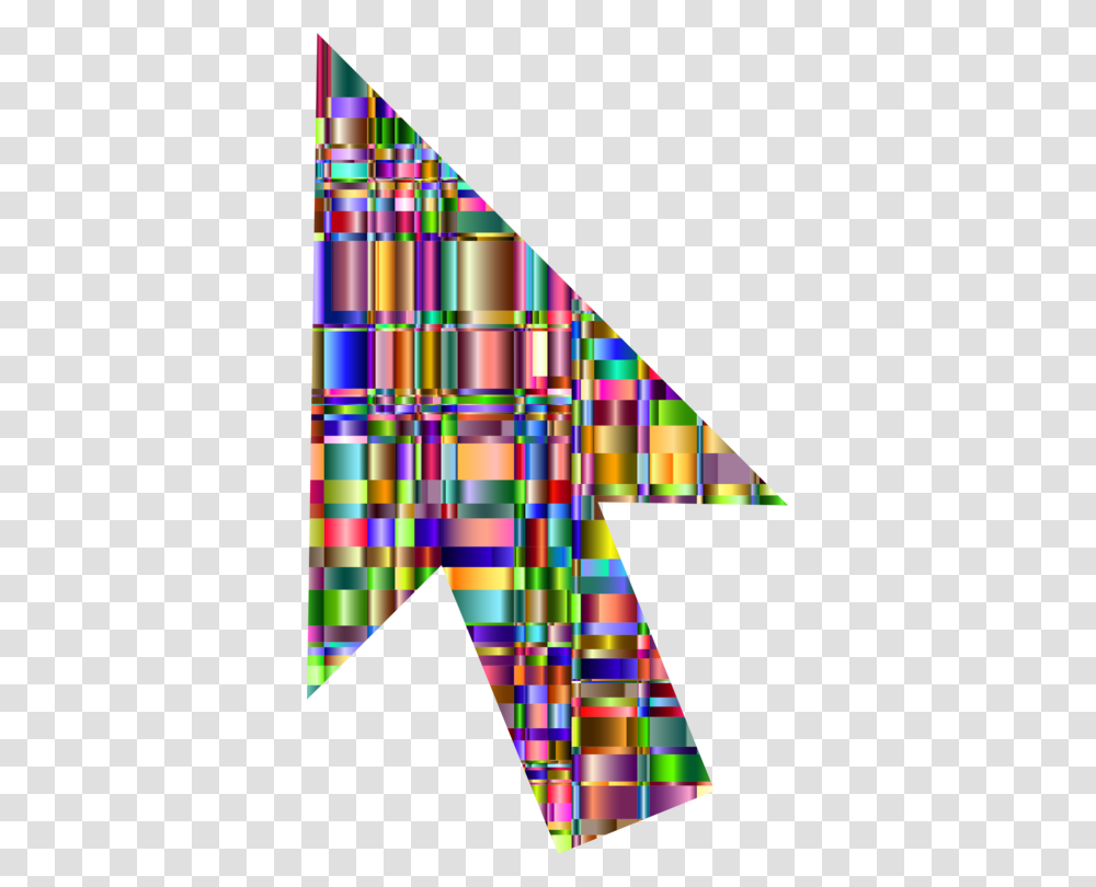 Squaretrianglesymmetry Colorful Mouse Cursor, Apparel, Robe, Fashion Transparent Png