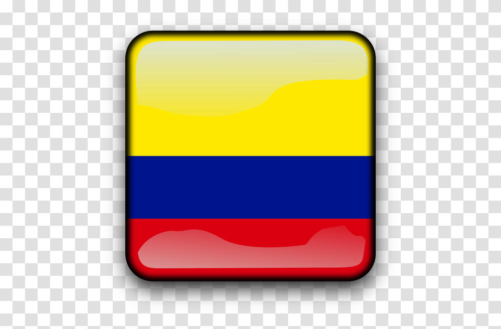 Squareyellowline Boton Bandera Colombia, Label, Logo Transparent Png