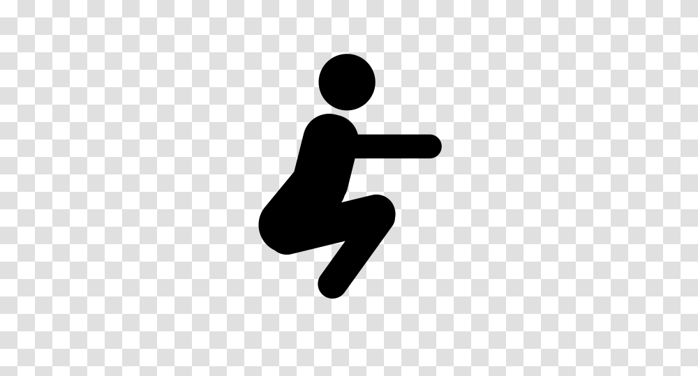 Squat Fitness Simple Flat Icon With And Vector Format, Gray, World Of Warcraft Transparent Png