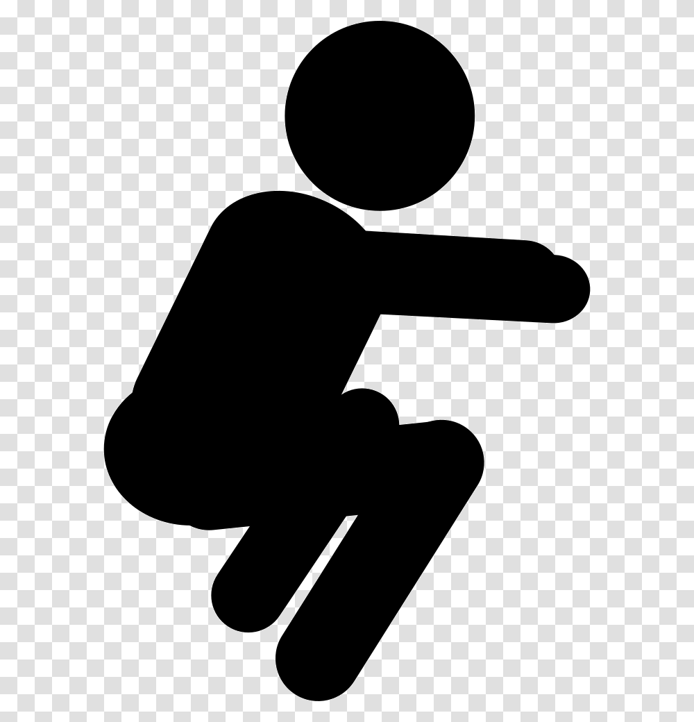 Squat Icon Free Download, Stencil, Sport, Sports, Silhouette Transparent Png