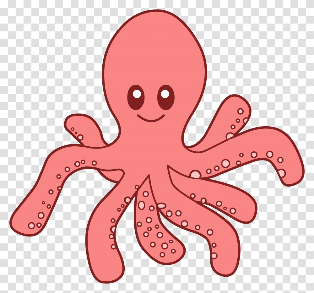 Squid Clipart Animated, Octopus, Invertebrate, Sea Life, Animal Transparent Png