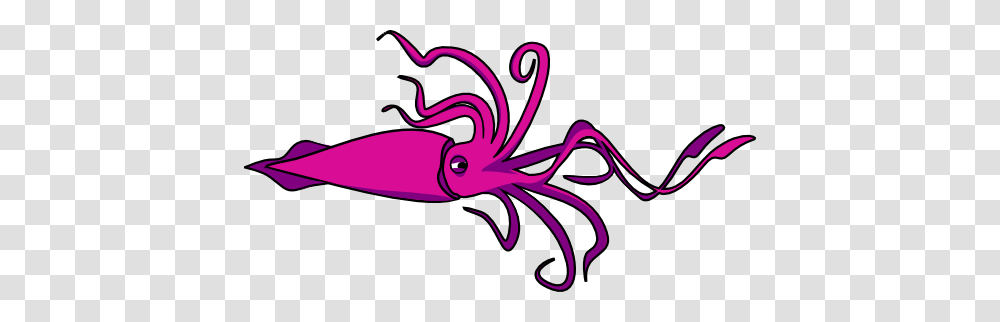 Squid Clipart, Seafood, Sea Life, Animal, Scissors Transparent Png