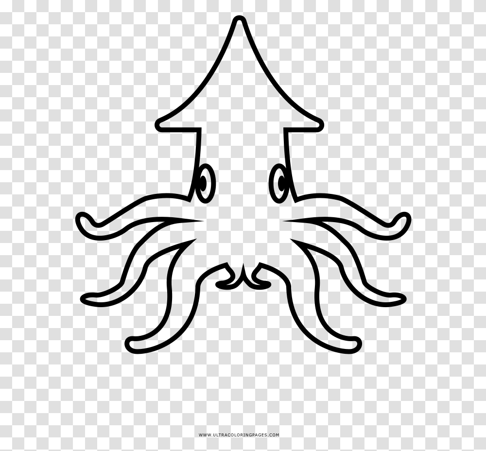 Squid Coloring Book Drawing Octopus, Gray, World Of Warcraft Transparent Png