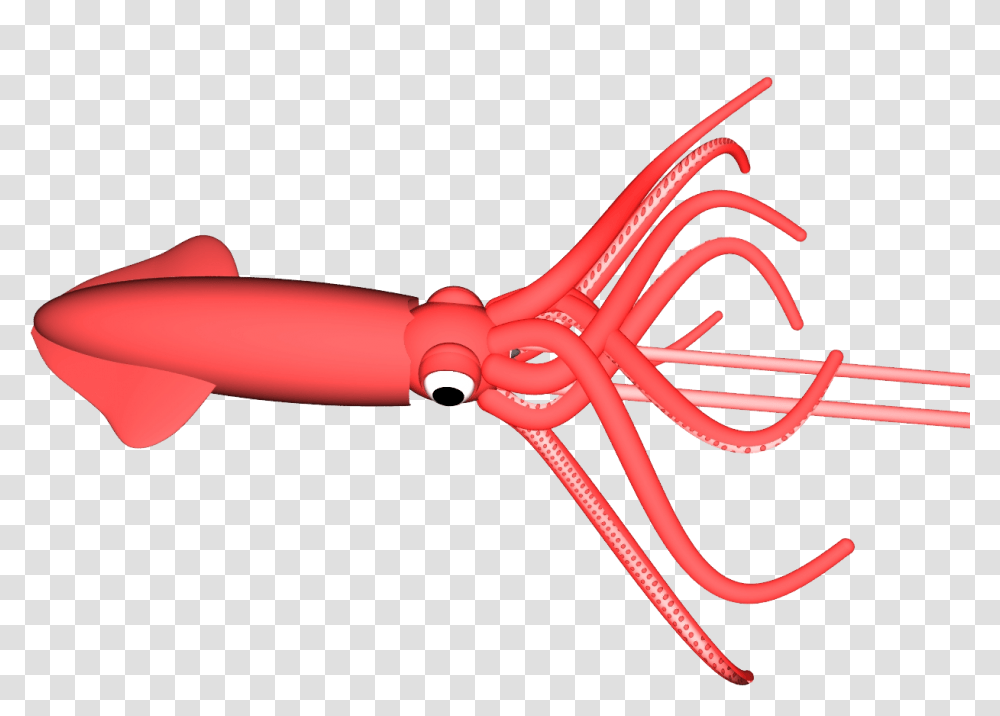 Squid Colossal Squid, Scissors, Blade, Weapon, Weaponry Transparent Png