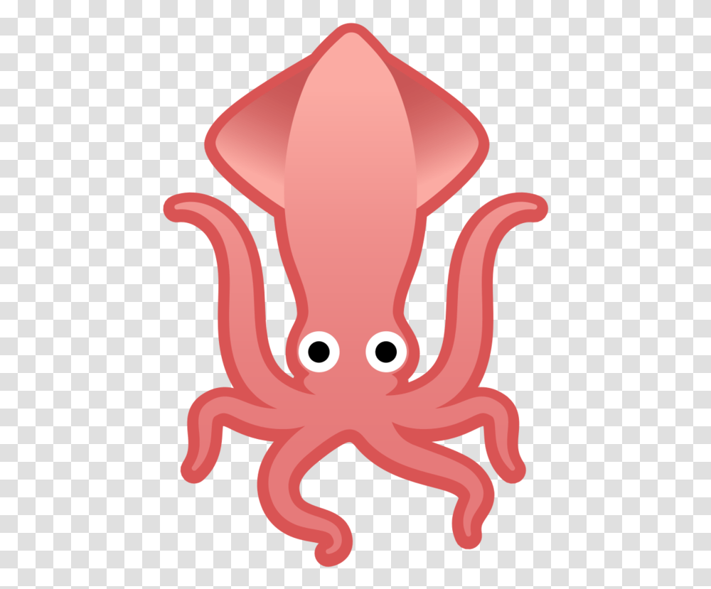 Squid Image File Squid Emoji, Sea Life, Animal, Octopus, Invertebrate Transparent Png
