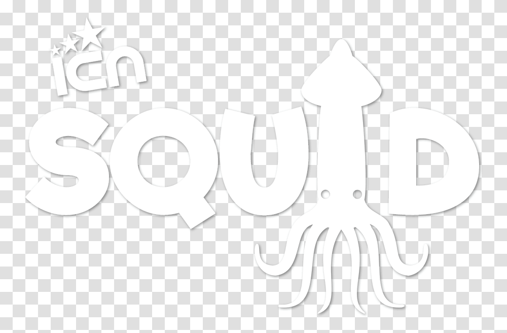 Squid Logo Squid, Sea Life, Animal, Food Transparent Png