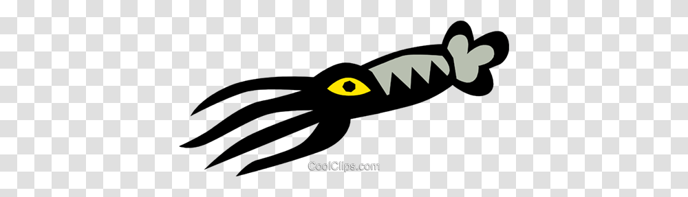 Squid Royalty Free Vector Clip Art Illustration, Animal, Bird, Sea Life Transparent Png