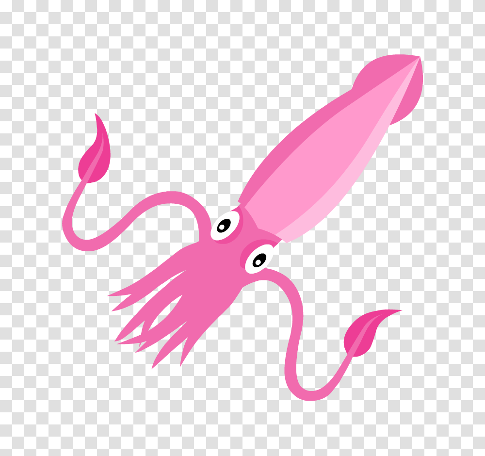 Squid, Seafood, Sea Life, Animal, Scissors Transparent Png