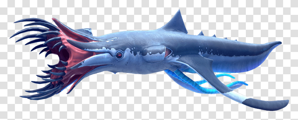Squid Sharks From Subnautica Below Zero Look A Lot Like Subnautica Below Zero Glow Whale, Sea Life, Fish, Animal Transparent Png