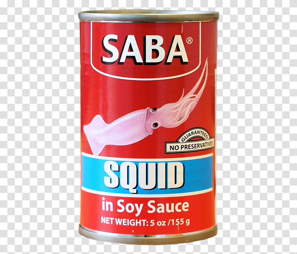 Squid, Tin, Can, Soda, Beverage Transparent Png