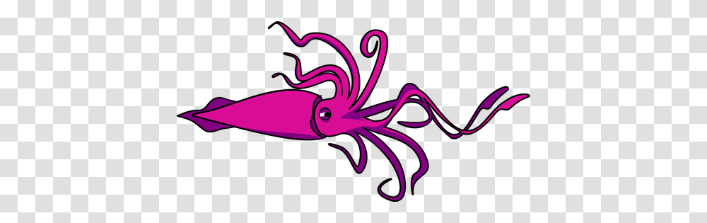 Squid Vector Clip Art, Sea Life, Animal, Seafood Transparent Png