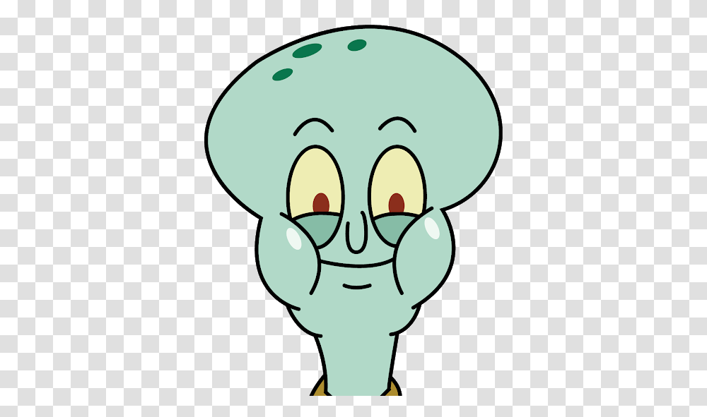 Squidward Dickleson, Cutlery, Light Transparent Png