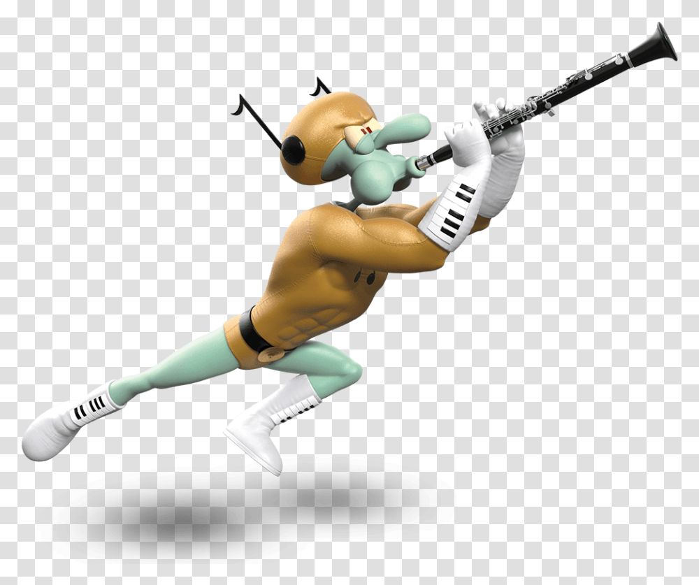 Squidward From Spongebob Out Of Water, Person, People, Team Sport, Sock Transparent Png