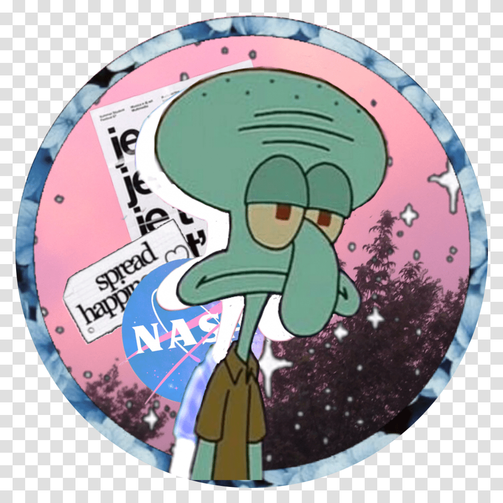 Squidward Icon What Did I Just Make Animated Cartoon, Label, Text, Mousepad, Clothing Transparent Png