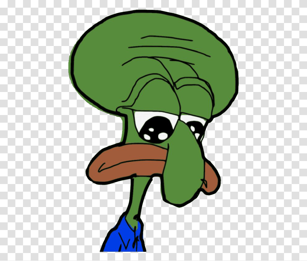 Squidward Pepe, Plant, Food, Produce, Photography Transparent Png