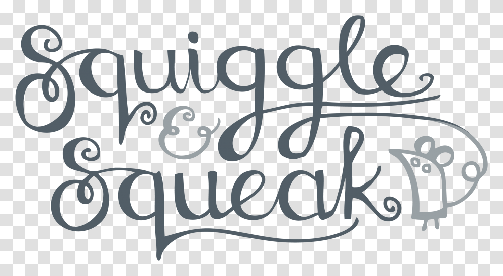 Squiggle Calligraphy, Handwriting, Letter, Label Transparent Png