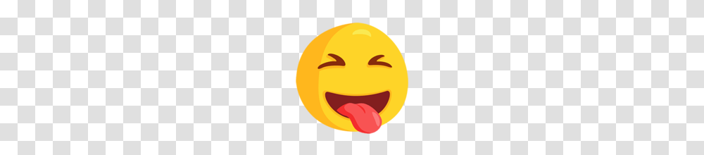 Squinting Face With Tongue Emoji On Messenger, Plant, Pac Man, Food, Pumpkin Transparent Png