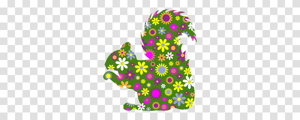 Squirrel Animals, Floral Design Transparent Png