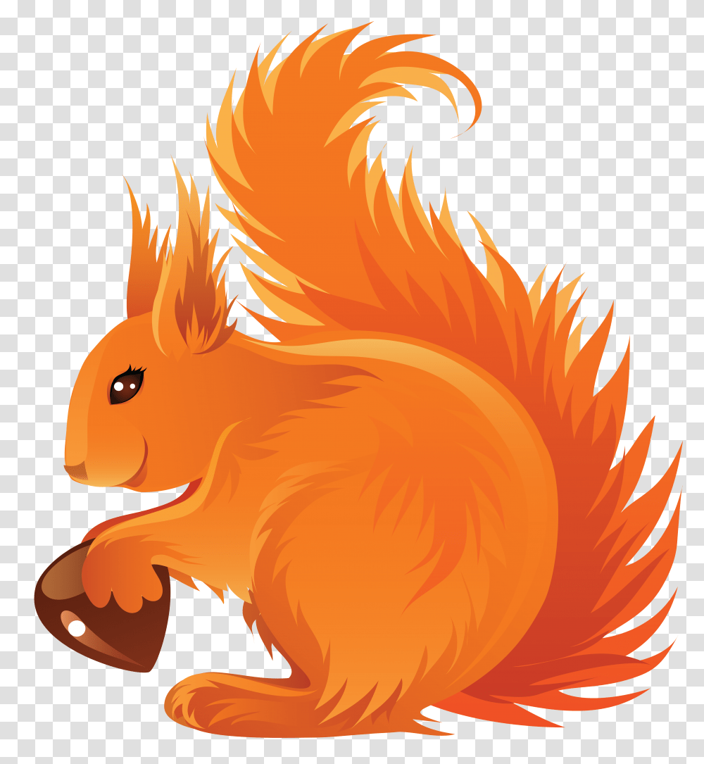 Squirrel, Animals, Rodent, Mammal, Fire Transparent Png