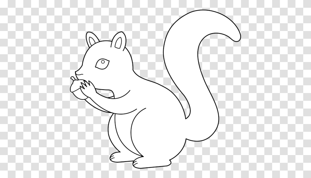 Squirrel Clipart Black And White Free Images Clipartix Squirrel Line Art, Animal, Mammal, Dog, Stencil Transparent Png
