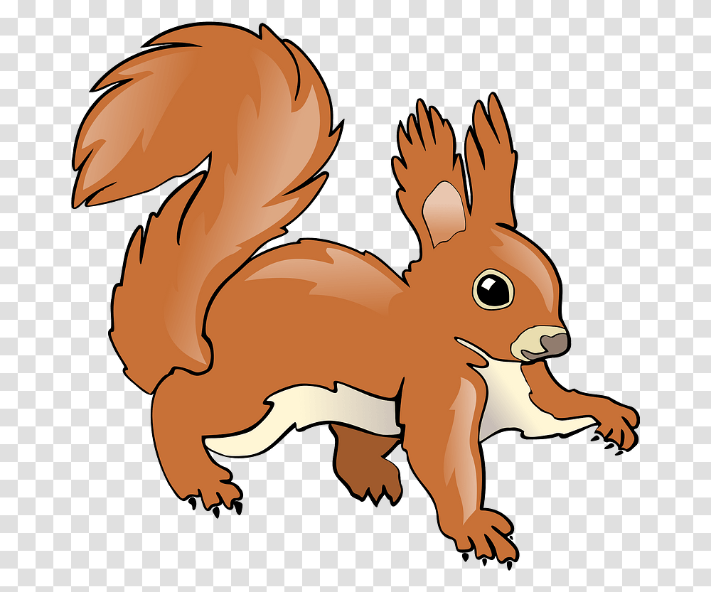 Squirrel Clipart Red Squirrel Clipart, Rodent, Mammal, Animal, Rabbit Transparent Png
