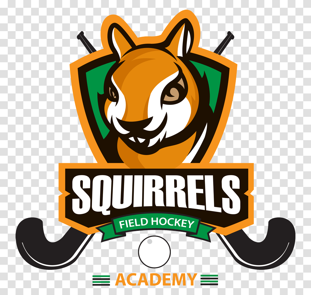 Squirrels Field Hockey Academy Logo Squirrels Logo, Symbol, Trademark, Text, Animal Transparent Png