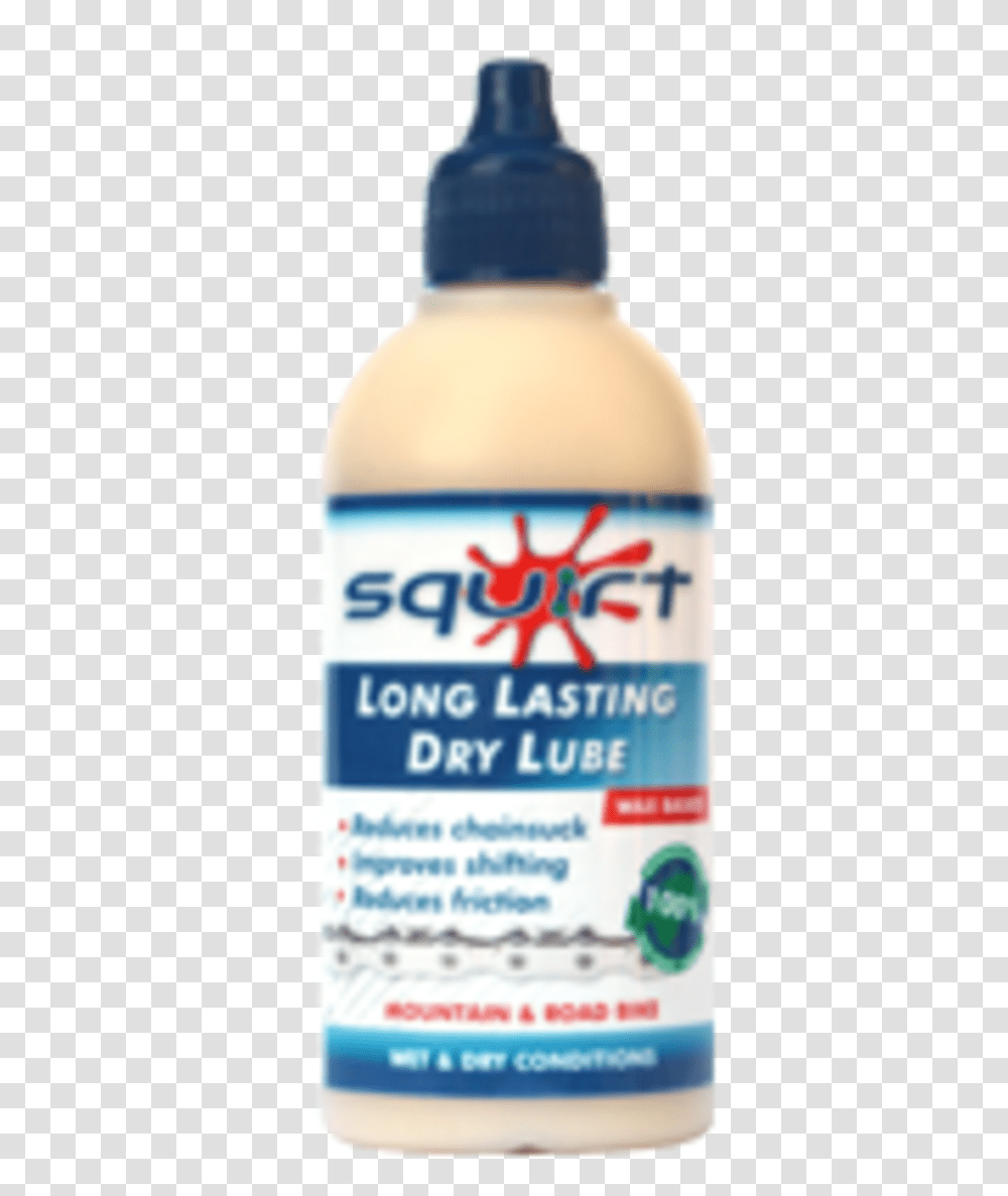Squirt Dry Lube, Label, Bottle, Food Transparent Png