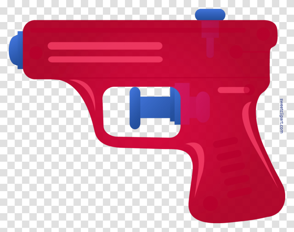 Squirt Gun Red Clip Art, Toy, Water Gun, Weapon, Weaponry Transparent Png
