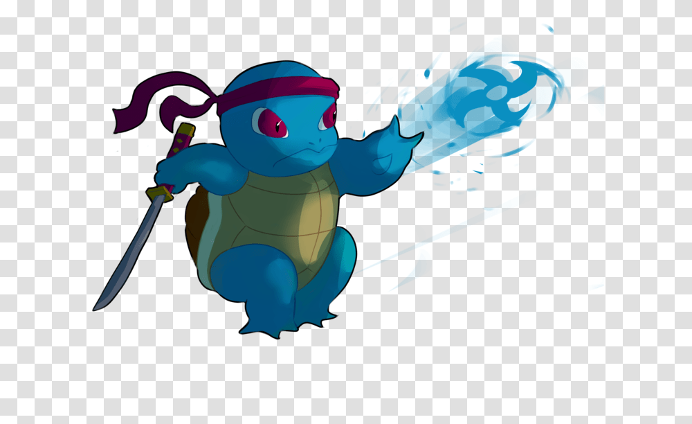 Squirtle Clipart Ninja Squirtle, Water, Swimming, Sport, Outdoors Transparent Png