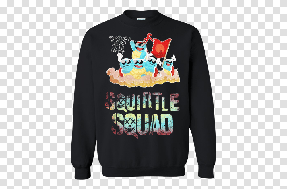 Squirtle Squad Shirt G180 Gildan Crewneck Pullover Squirtle Squad Shirt, Sleeve, Long Sleeve, Sweater Transparent Png