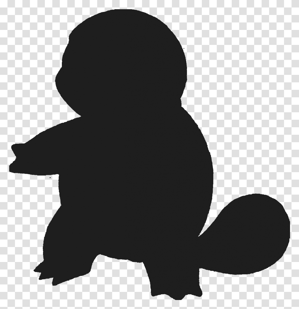Squirtle Whos That Pokemon Clipart Download Who's That Pokemon Squirtle, Silhouette, Person, Human, Kneeling Transparent Png