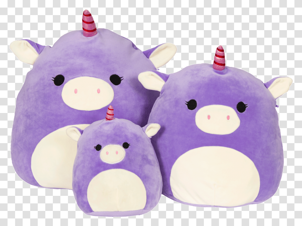 Squishmallow Unicorn, Plush, Toy, Cushion, Sweets Transparent Png