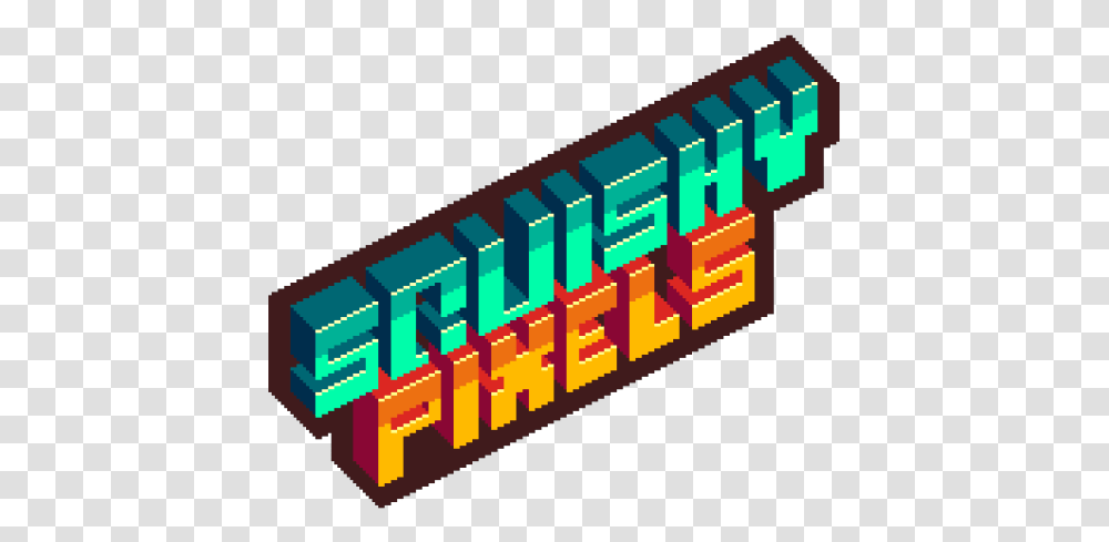 Squishy Title Graphic Design Pac Man Minecraft Transparent Png Pngset Com